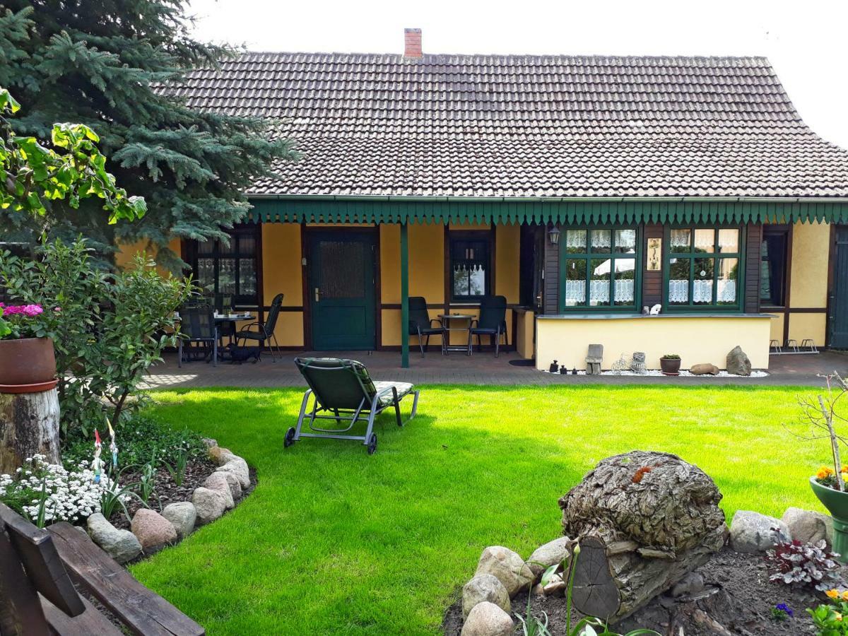 Pension Zum Weissen Hirsch Reitwein Εξωτερικό φωτογραφία